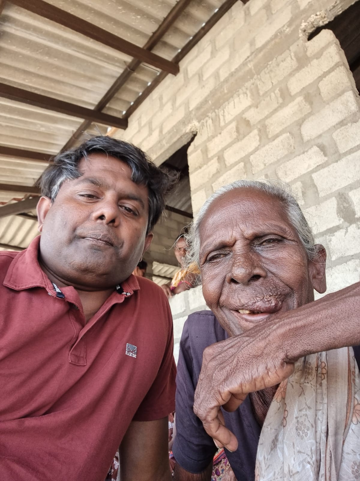 Eine Witwe in Sri Lanka